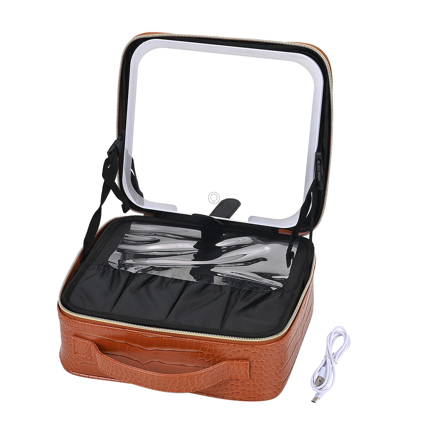 Beautech makeup case with LED mirror
