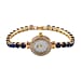GENOA TIME V2 Japanese Movement 3ATM Water-Resistant Watch with Stainless Steel Back and Blue CZ Accents