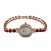GENOA TIME V2 Japanese Movement 3ATM Water-Resistant Watch with Stainless Steel Back and Blue CZ Accents