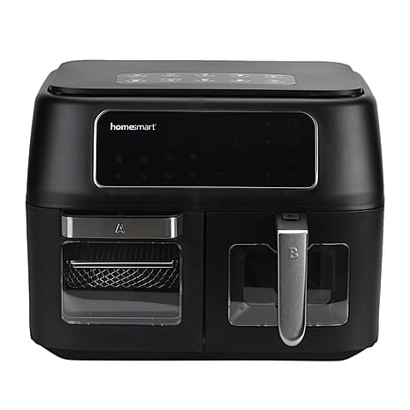 Homesmart Dual Zone Air Fryer with Digital Touch Screen (Power 2200-2400W) - Black