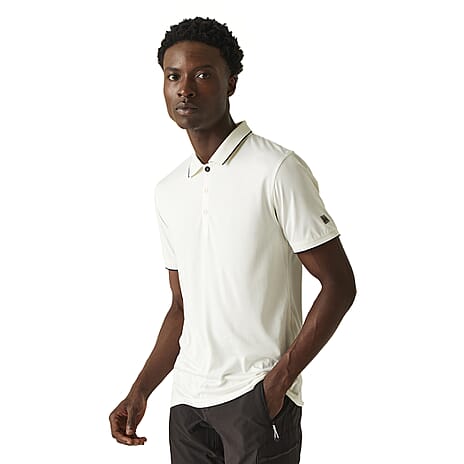 Regatta Ideal Remex Polo T-Shirt (Size XXL) - Marshmallow Solid