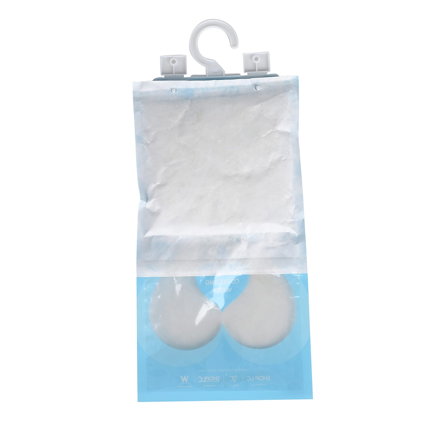 Set of 10 Homesmart Hanging Dehumidifier Bag with Fresh Linen Fragrance 220g - Blue - White