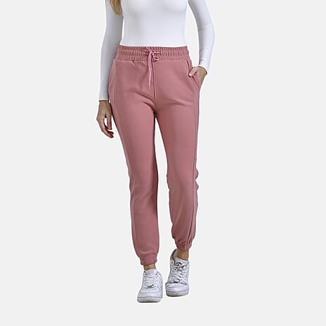 La Marey Pantone Elastic Trousers (Size S) - Pink