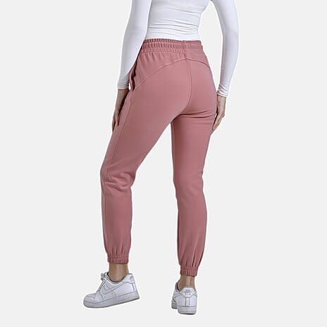 La Marey Pantone Elastic Trousers (Size L) - Pink