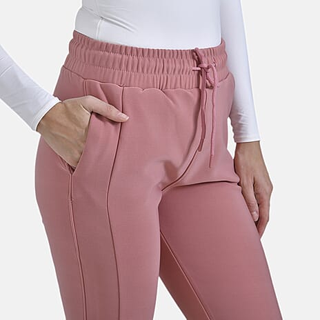 La Marey Pantone Elastic Trousers (Size L) - Pink