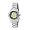 Empress Godiva Automatic Movement Black Dial 10 ATM Water Resistant Ladies Watch in Stainless Steel