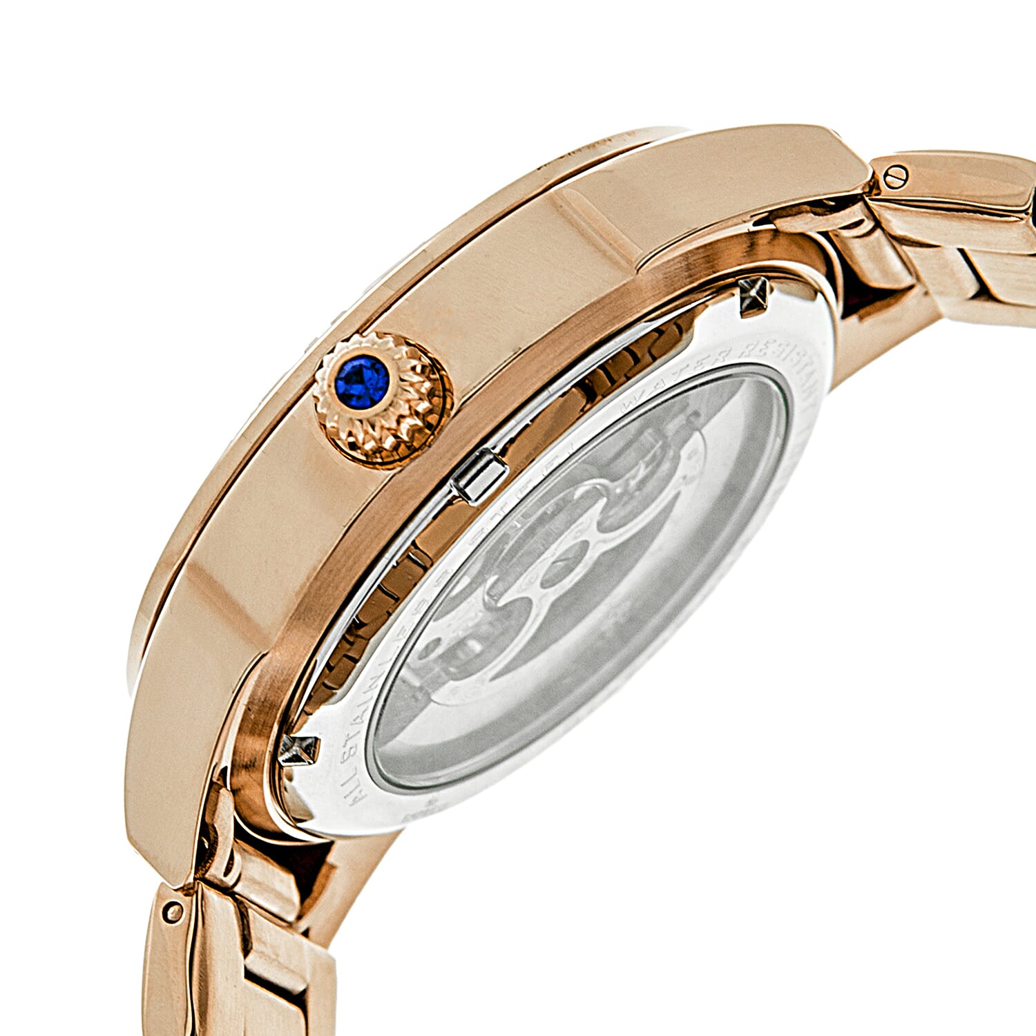 Empress Godiva Automatic Movement White Dial 10 ATM Water Resistant Ladies Watch in Rose Gold