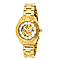 Empress Godiva Automatic Movement White Dial 10 ATM Water Resistant Ladies Watch in Yellow Gold