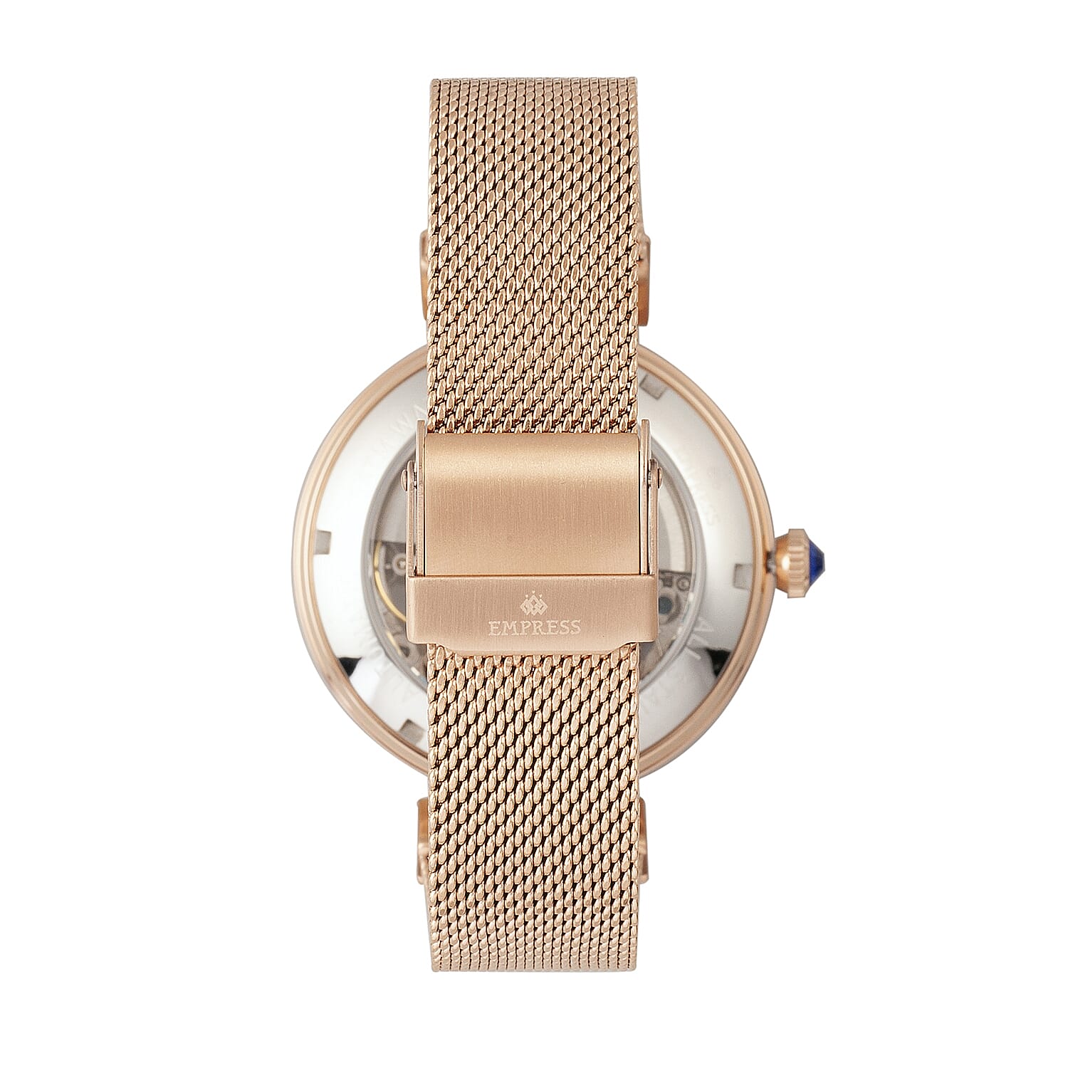Empress Adelaide Automatic Movement White Dial 5 ATM Water Resistant Ladies Watch in Rose Gold Tone