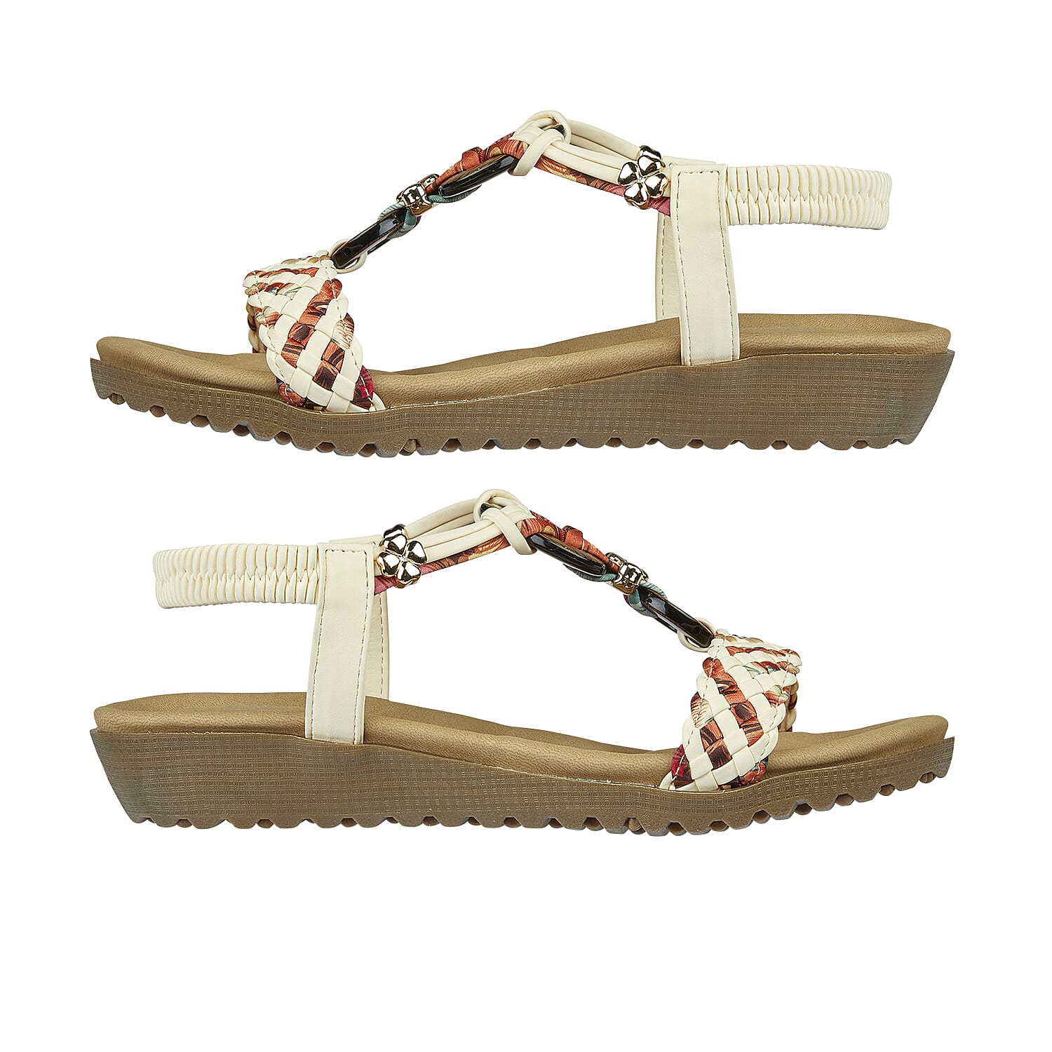 Jo & Joe Ladies Sandal (Size 4) - Beige