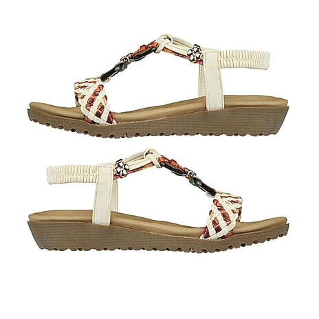 Jo & Joe Ladies Sandal (Size 6) - Beige