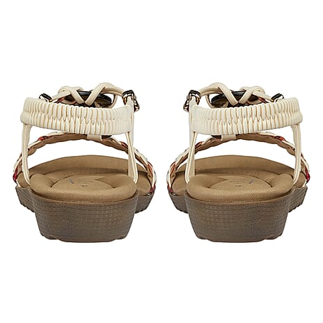 Jo & Joe Ladies Sandal (Size 6) - Beige