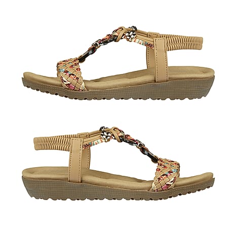 Jo & Joe Ladies Sandal (Size 6) - Tan