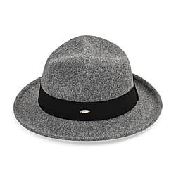 Fedora Hat - Size 58cm One Size Color - Dark Brown