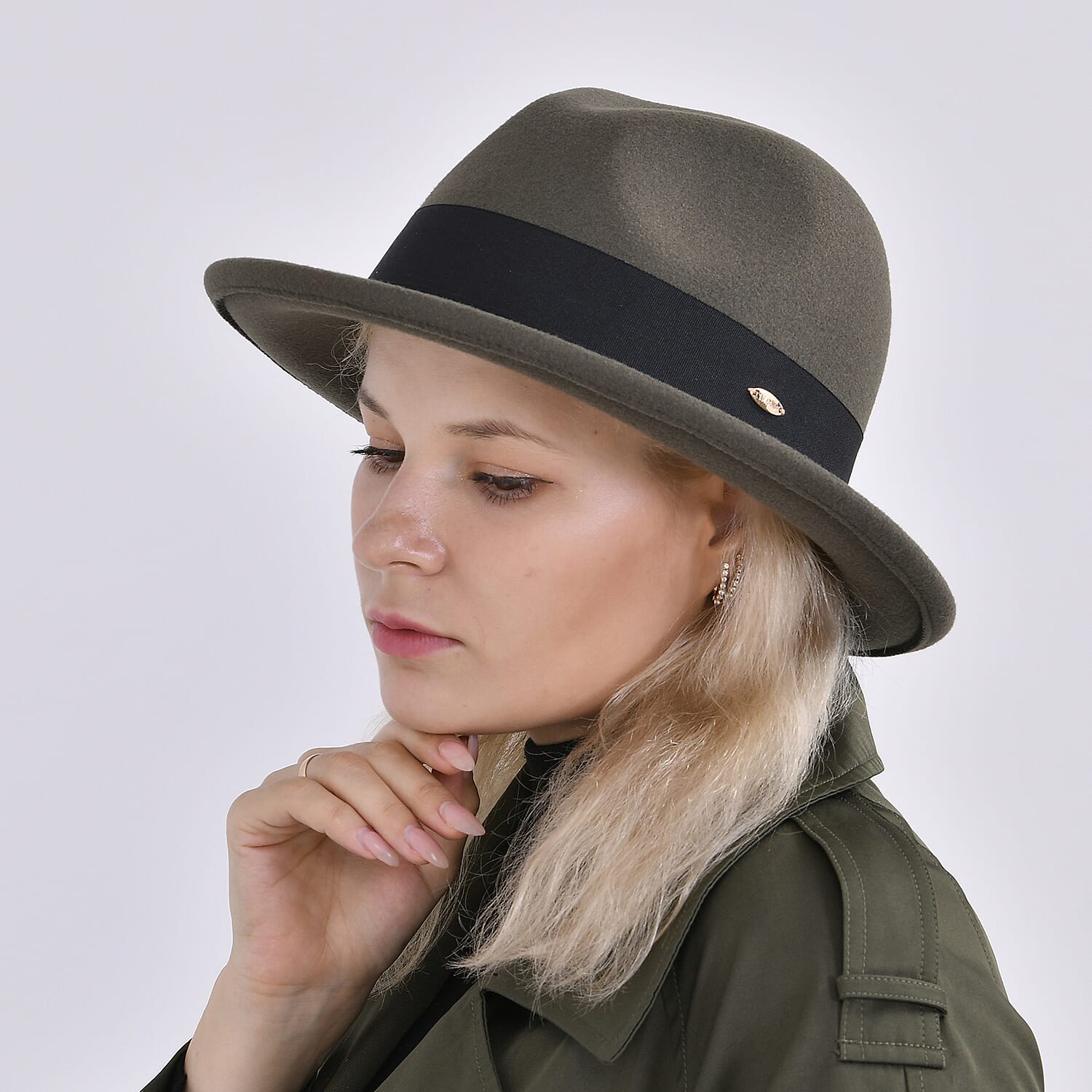 Fedora Hat - (Size 58cm)  - Brown