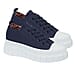 Urban Jacks Ladies CHICAGO Lace Up Canvas On Chunky Cleated Sole
