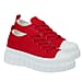 Urban Jacks Ladies CHICAGO Lace Up Canvas On Chunky Cleated Sole