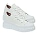 Urban Jacks Ladies CHICAGO Lace Up Canvas On Chunky Cleated Sole