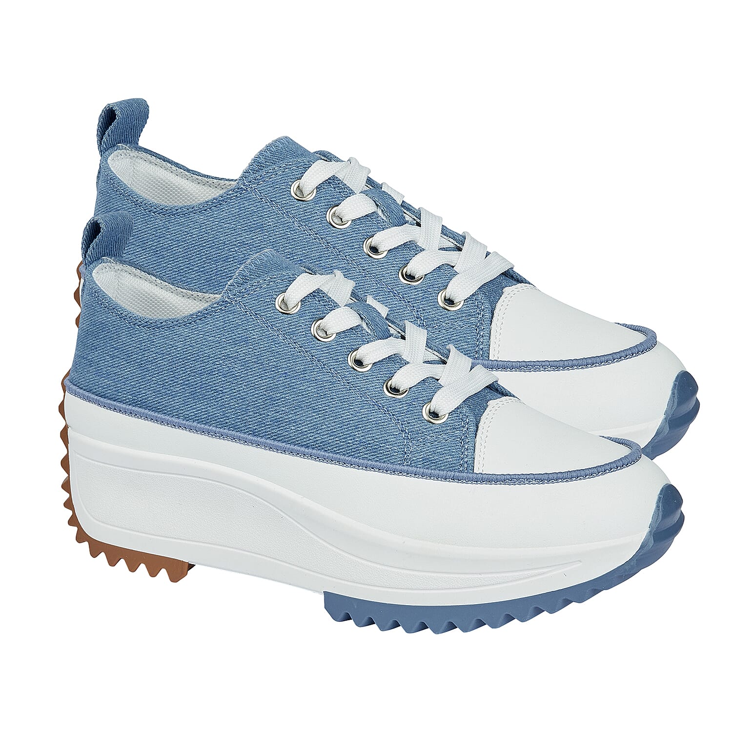 Urban Jacks Ladies ACAPULCO Canvas Trainer (Size 4) - Blue