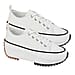 Urban Jacks Acapulco Womens Platform Canvas Trainers