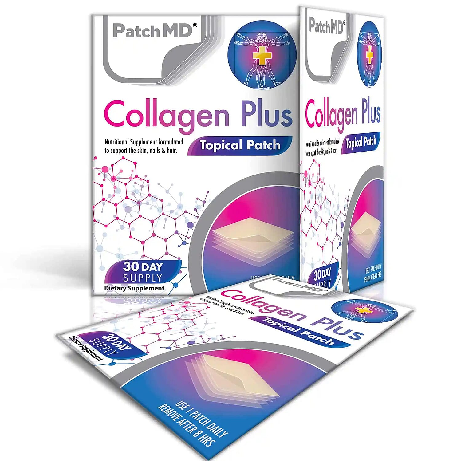 PatchMD Collagen Plus Topical Patch - 30 Daily Patches