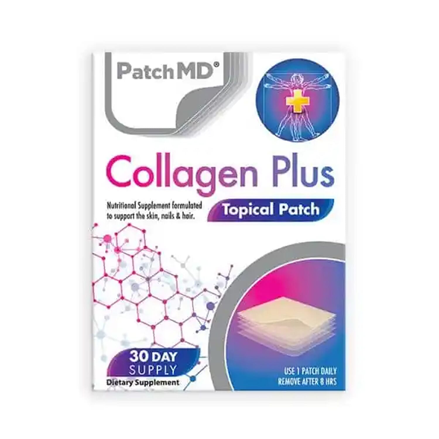 PatchMD Collagen Plus Topical Patch - 30 Daily Patches
