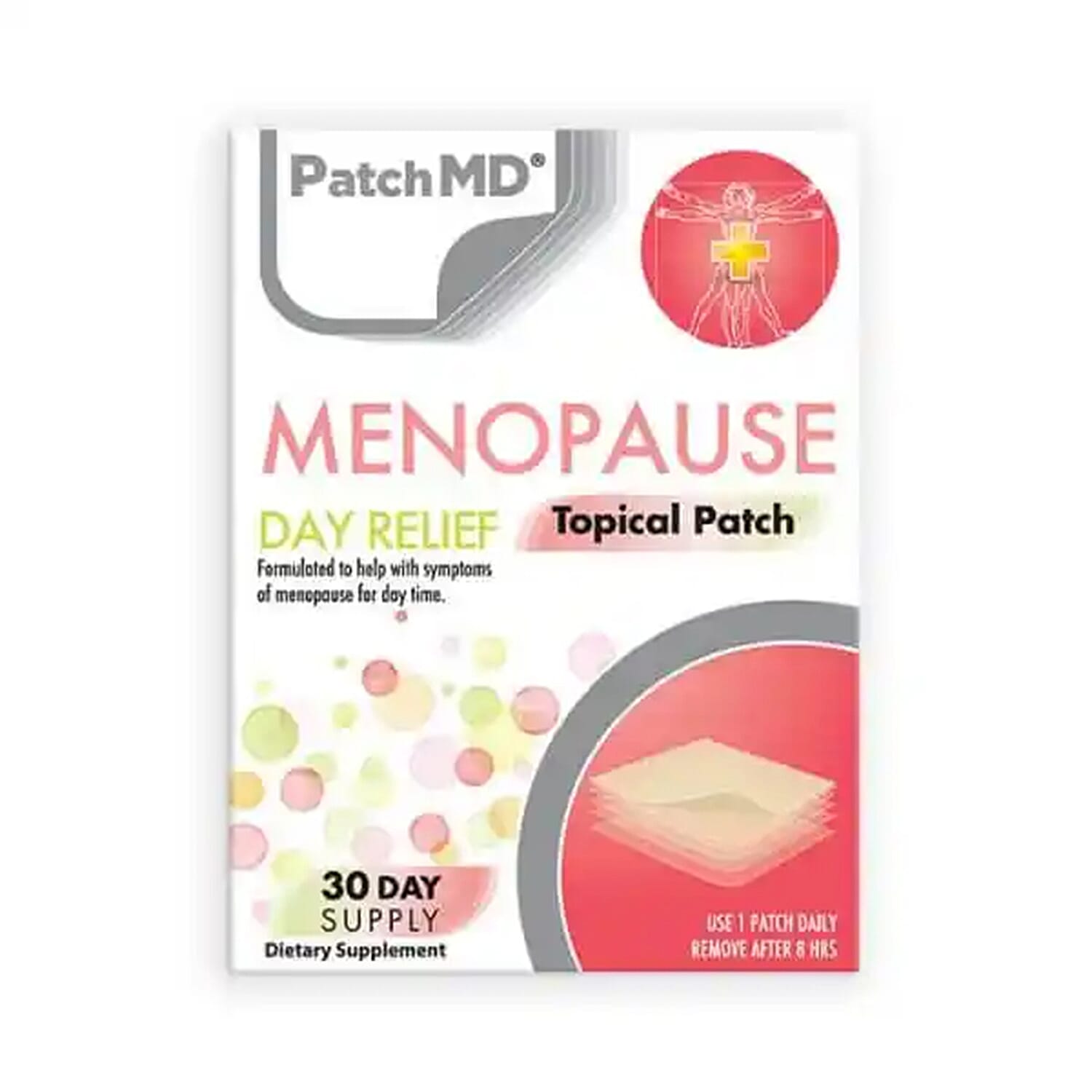 PatchMD Menopause Day Topical Patch - 30 Daily Patches
