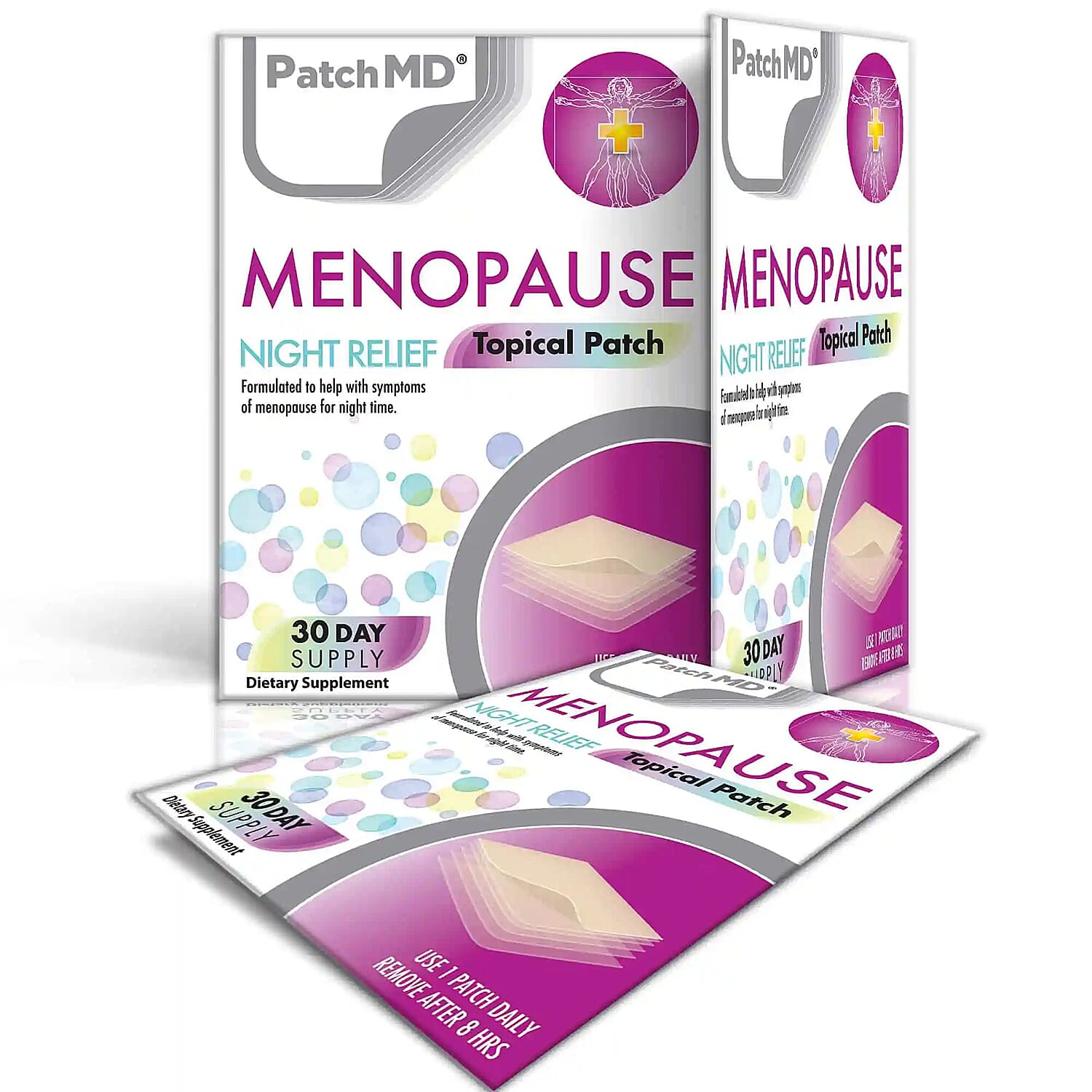 PatchMD Menopause Night Topical Patch - 30 Daily Patches