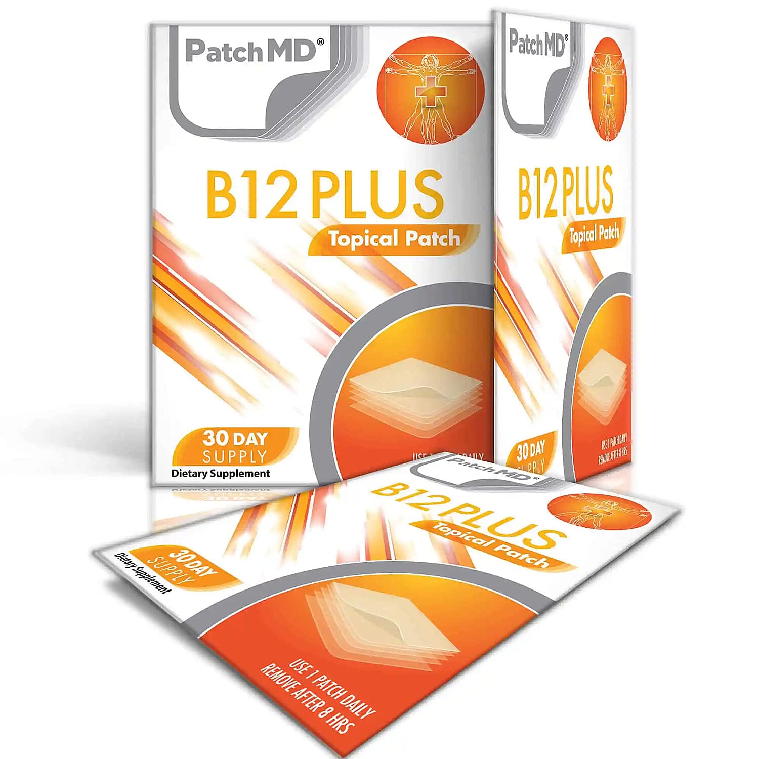 PatchMD B12 Plus Patch - 30 Daily Patches