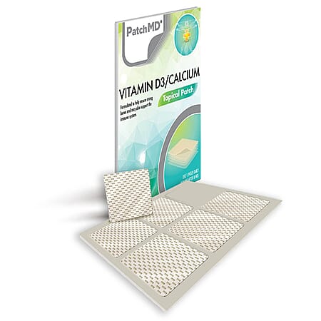 PatchMD D3/Calcium Plus Topical Patch - 30 Daily Patches