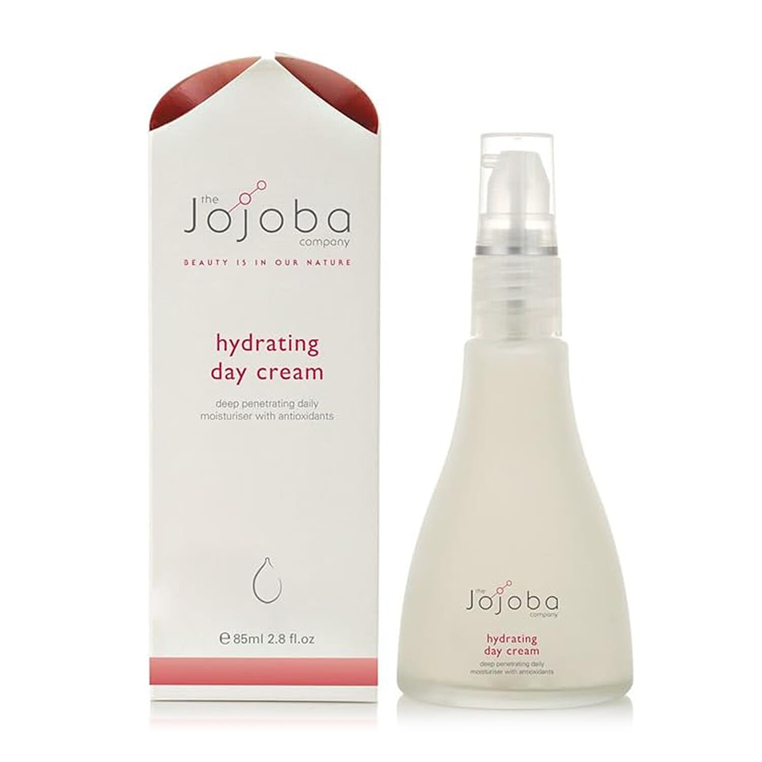 Jojoba Bead and Bamboo Facial Exfoliant 80ml & Hydrating Day Cream 85ml Bundle