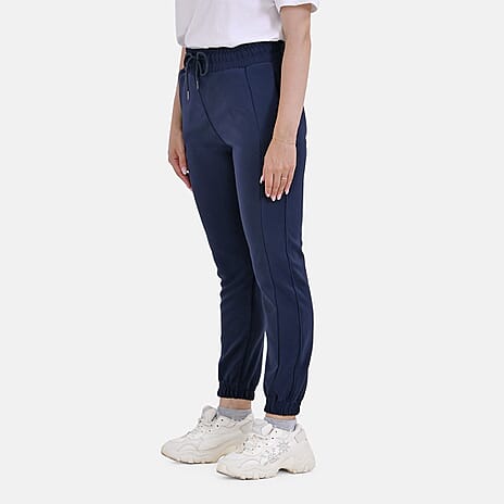 La Marey Elastic Waist Trouser (Size S) - Navy