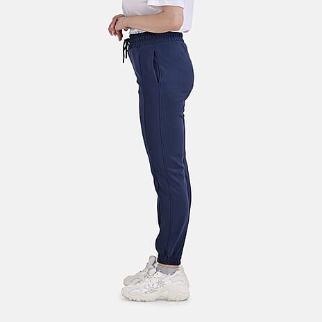 La Marey Elastic Waist Trouser (Size L) - Navy