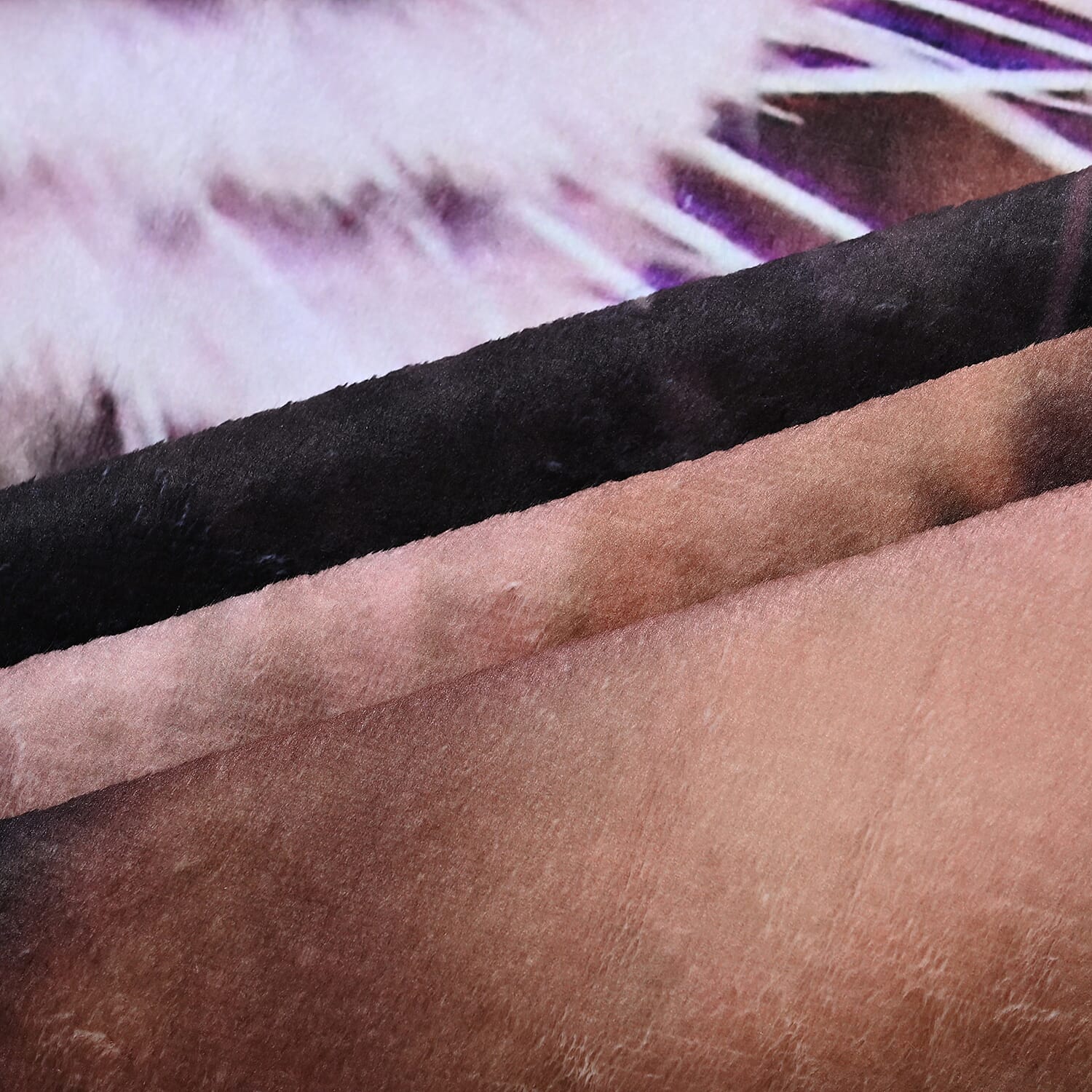 One Time Deal - Ultra-Soft Animal Print Blanket 240 GSM size 150x200-  Tiger