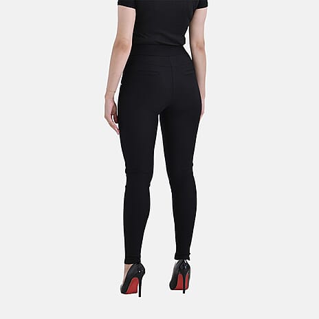 La Marey Pantone Trousers with Zipper (Size XL) - Black