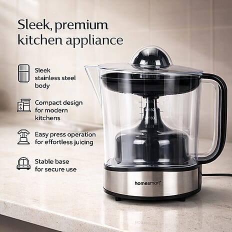Homesmart Electric Citrus Juicer (Power 100W) - Steel