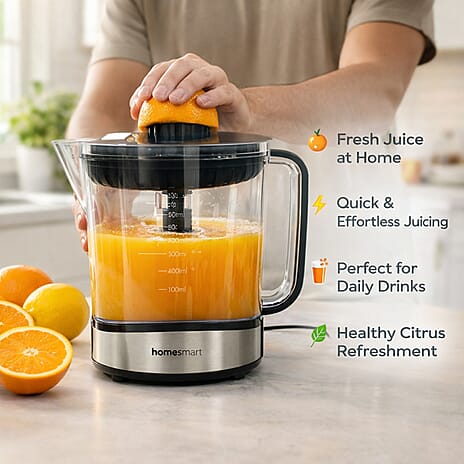 Homesmart Electric Citrus Juicer (Power 100W) - Steel
