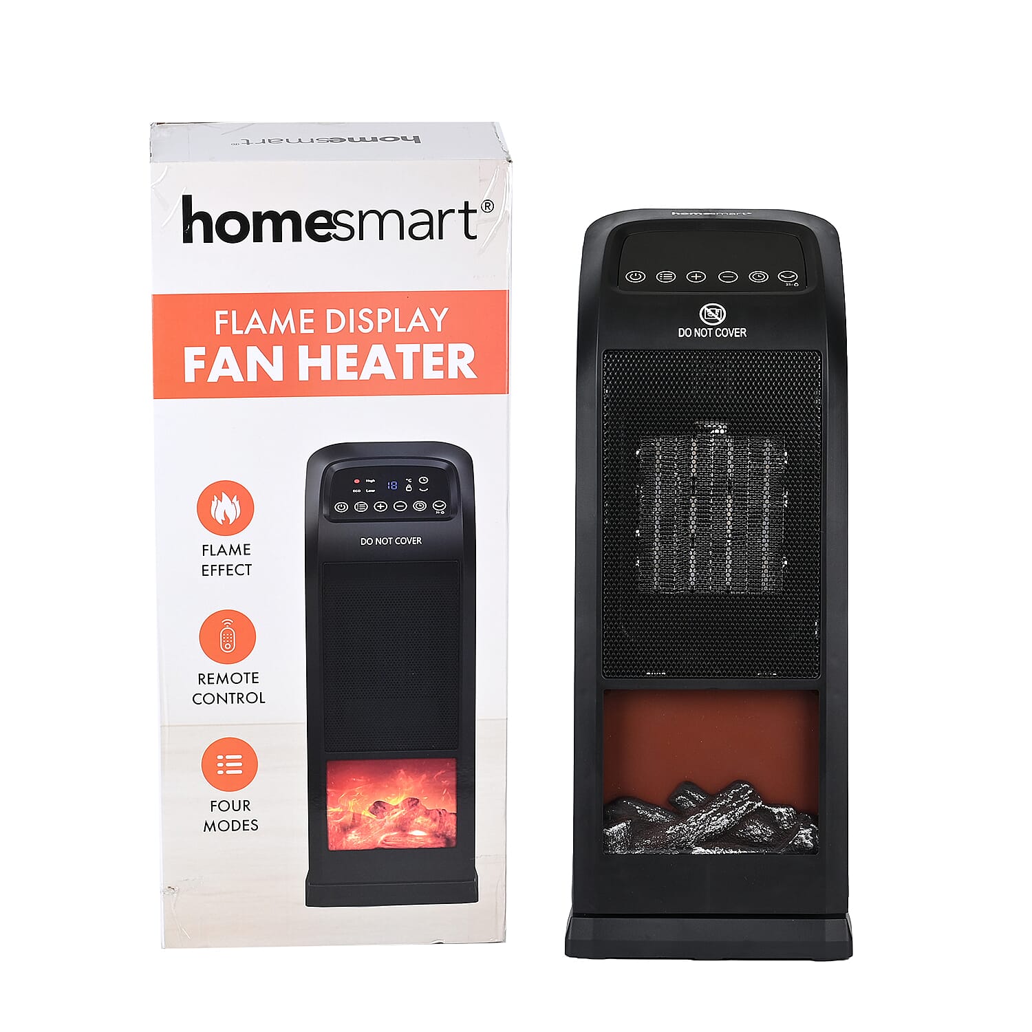Ceramic Heater with Remote Control (Power 1800W) - Black