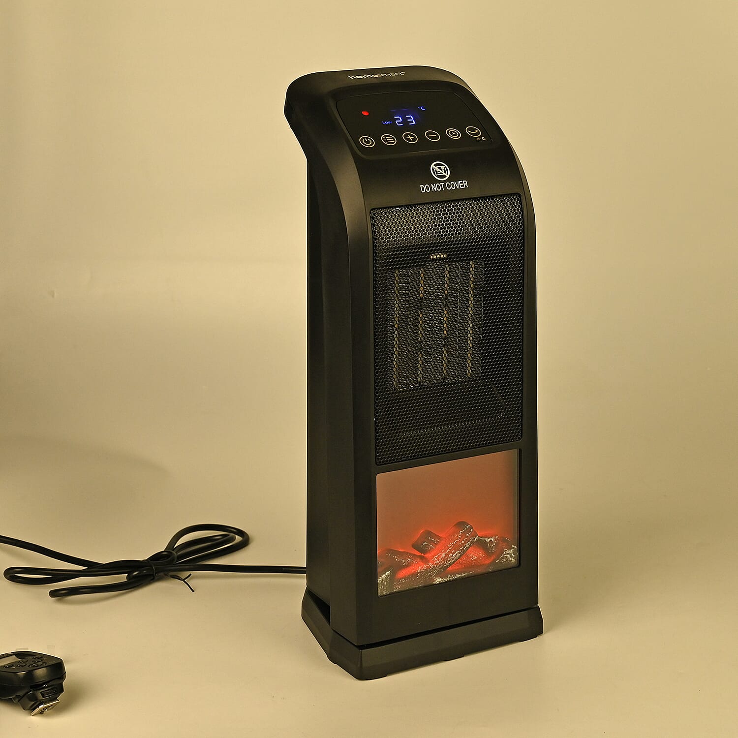 Ceramic Heater with Remote Control (Power 1800W) - Black