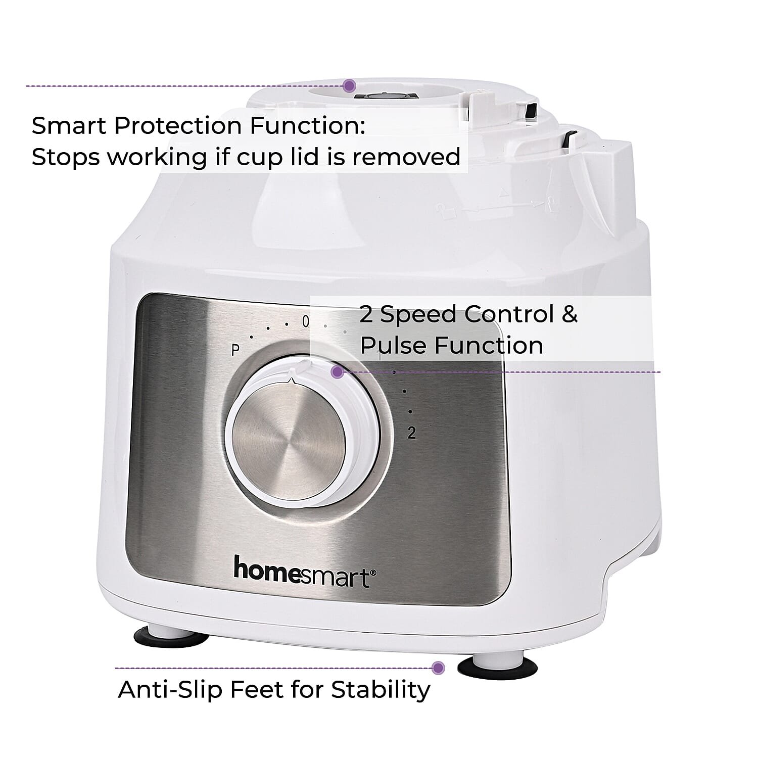 NEW 10 in 1 - Homesmart Food Processor and Blender - Blend, Chop, Slice, Shred, Knead, French Fries, Emulsify 800w - 2 Speed and Pulse NEW 10 in 1 - Homesmart Food Processor and Blender - Blend, Chop, Slice, Shred, Knead, French Fries, Emulsify 800w - 2 Speed and Pulse