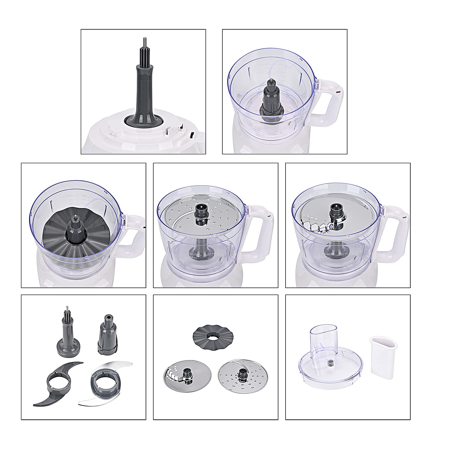 NEW 10 in 1 - Homesmart Food Processor and Blender - Blend, Chop, Slice, Shred, Knead, French Fries, Emulsify 800w - 2 Speed and Pulse NEW 10 in 1 - Homesmart Food Processor and Blender - Blend, Chop, Slice, Shred, Knead, French Fries, Emulsify 800w - 2 Speed and Pulse