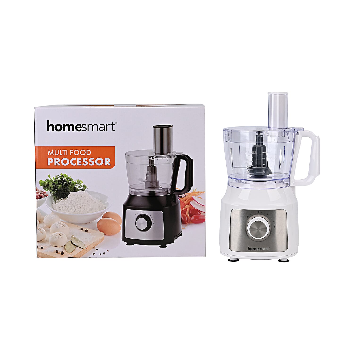 NEW 10 in 1 - Homesmart Food Processor and Blender - Blend, Chop, Slice, Shred, Knead, French Fries, Emulsify 800w - 2 Speed and Pulse NEW 10 in 1 - Homesmart Food Processor and Blender - Blend, Chop, Slice, Shred, Knead, French Fries, Emulsify 800w - 2 Speed and Pulse