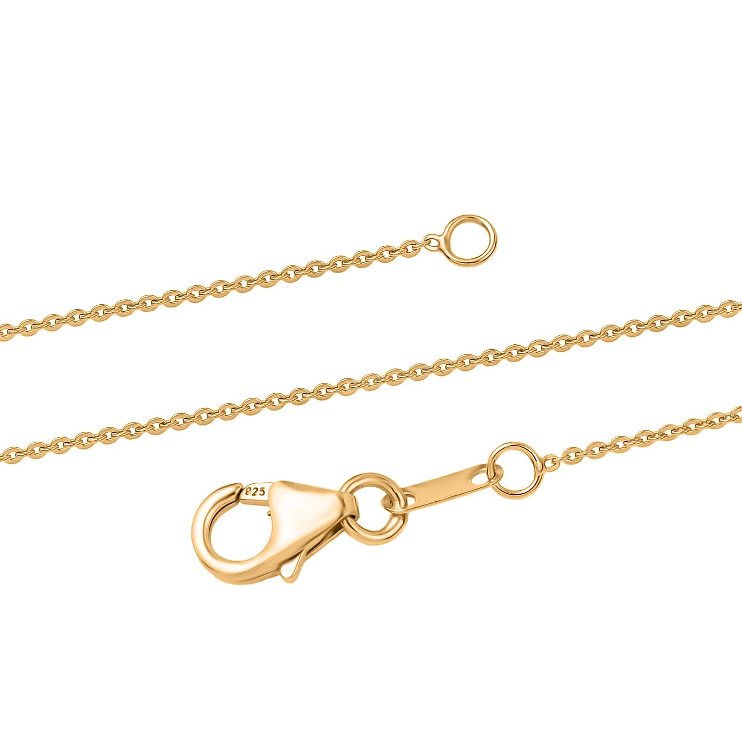 Sterling Silver Chain with Lobster Clasp (Size - 18)