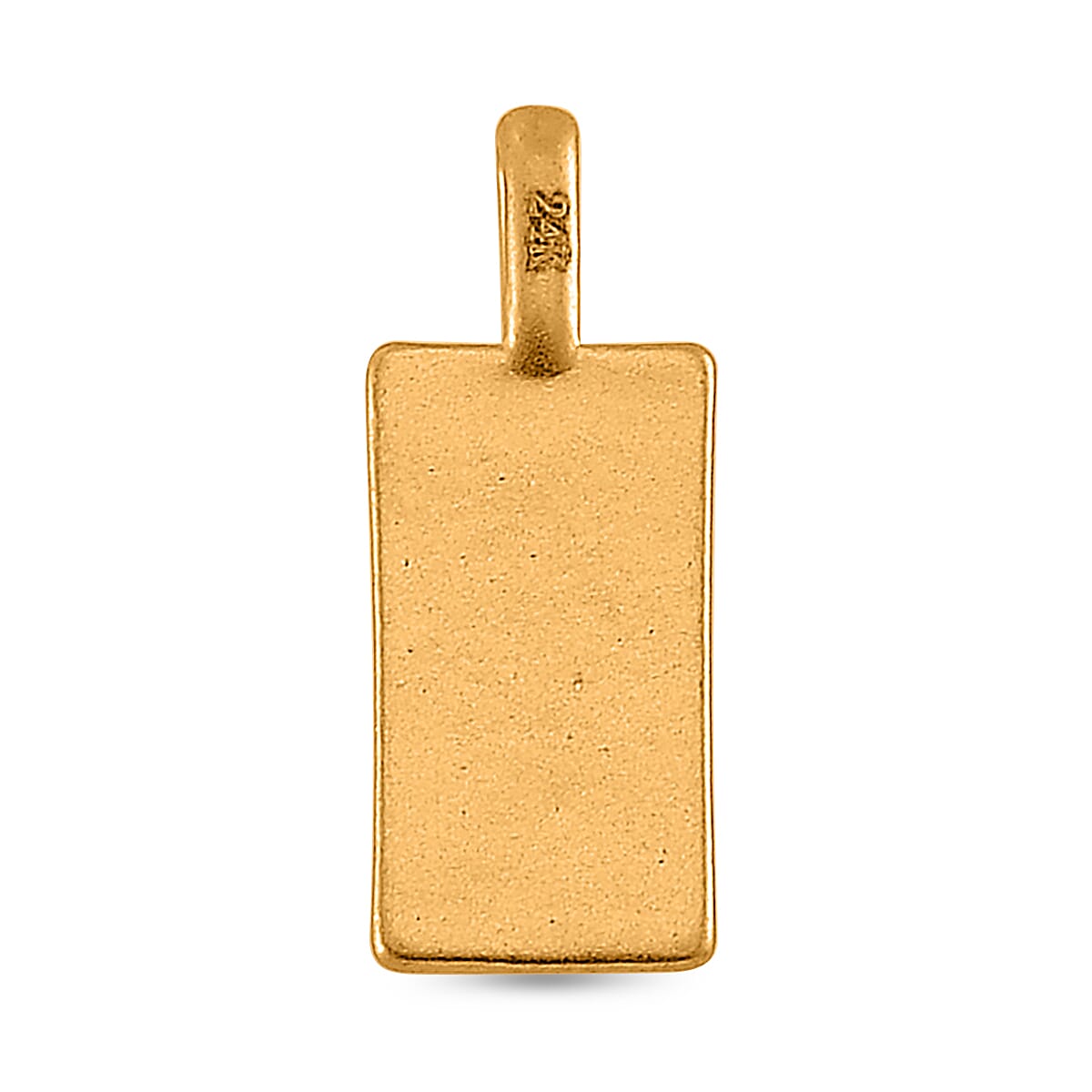 24K Yellow Gold Bar Pendant (99.9 % Purity)