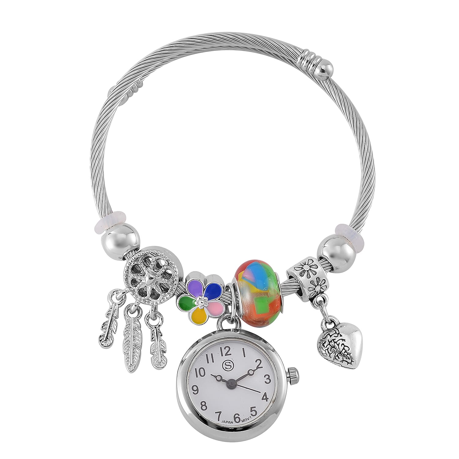 Strada Multi Charm Watch Bangle Dream Catcher