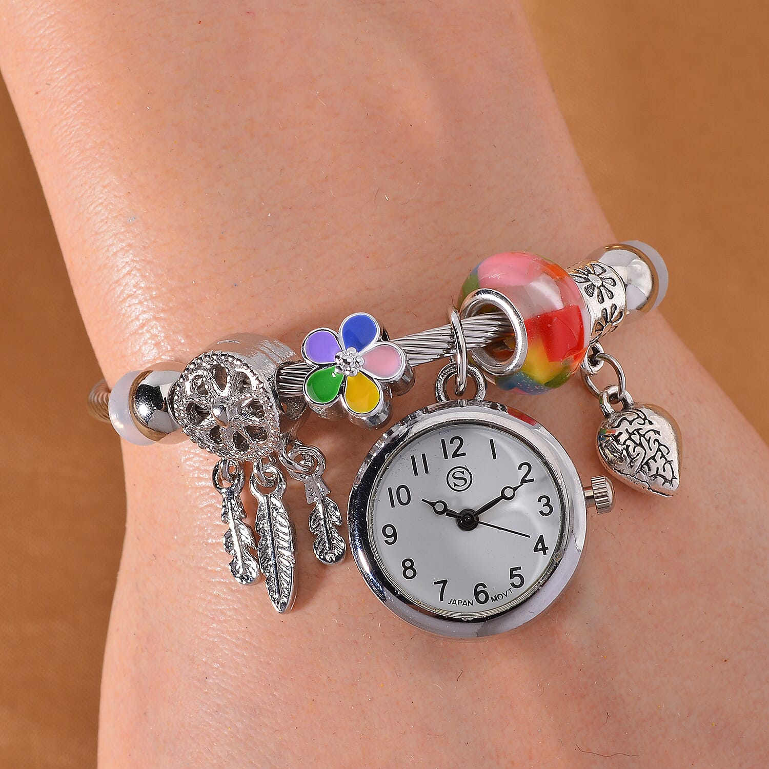 Strada Multi Charm Watch Bangle - Dream Catcher