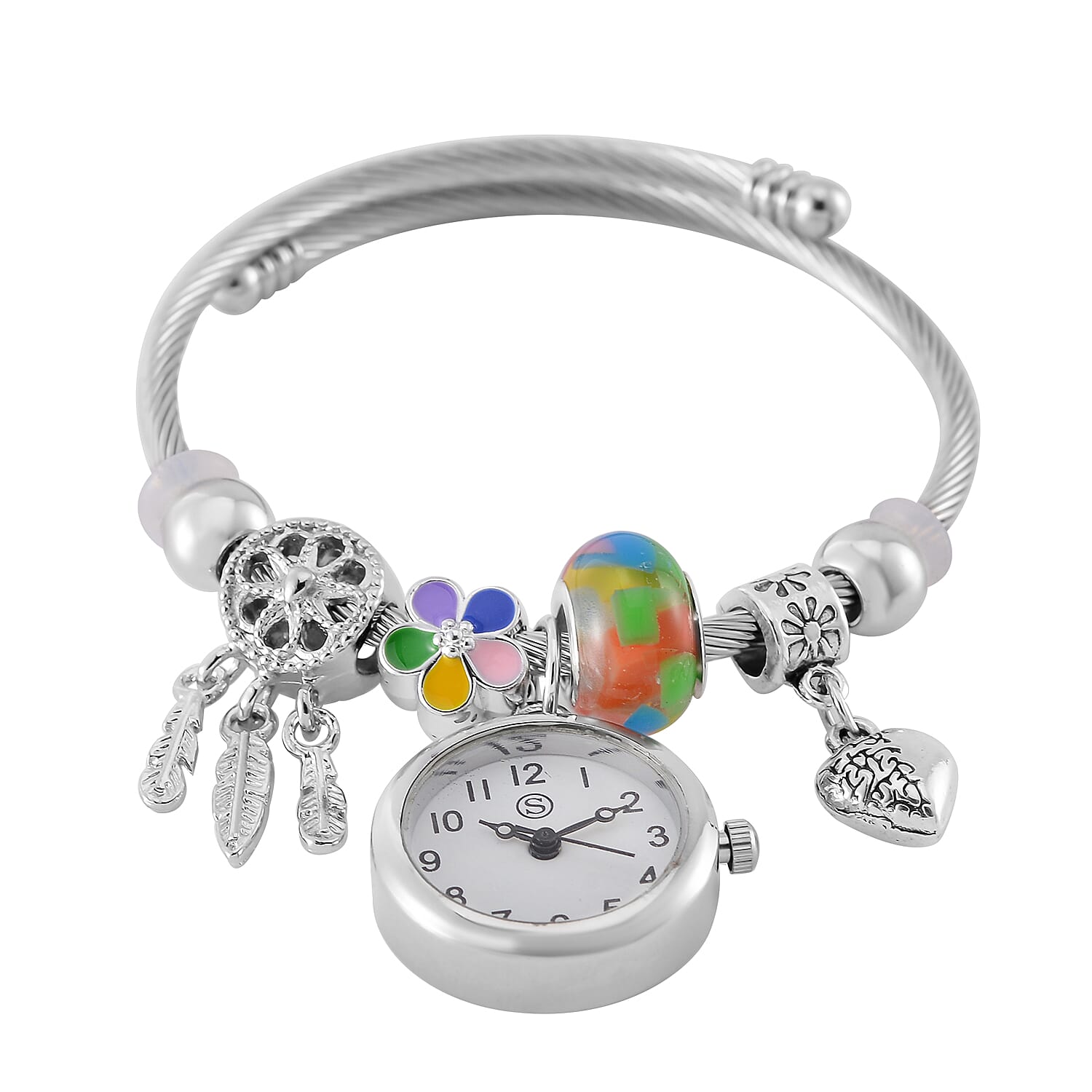Strada Multi Charm Watch Bangle - Dream Catcher