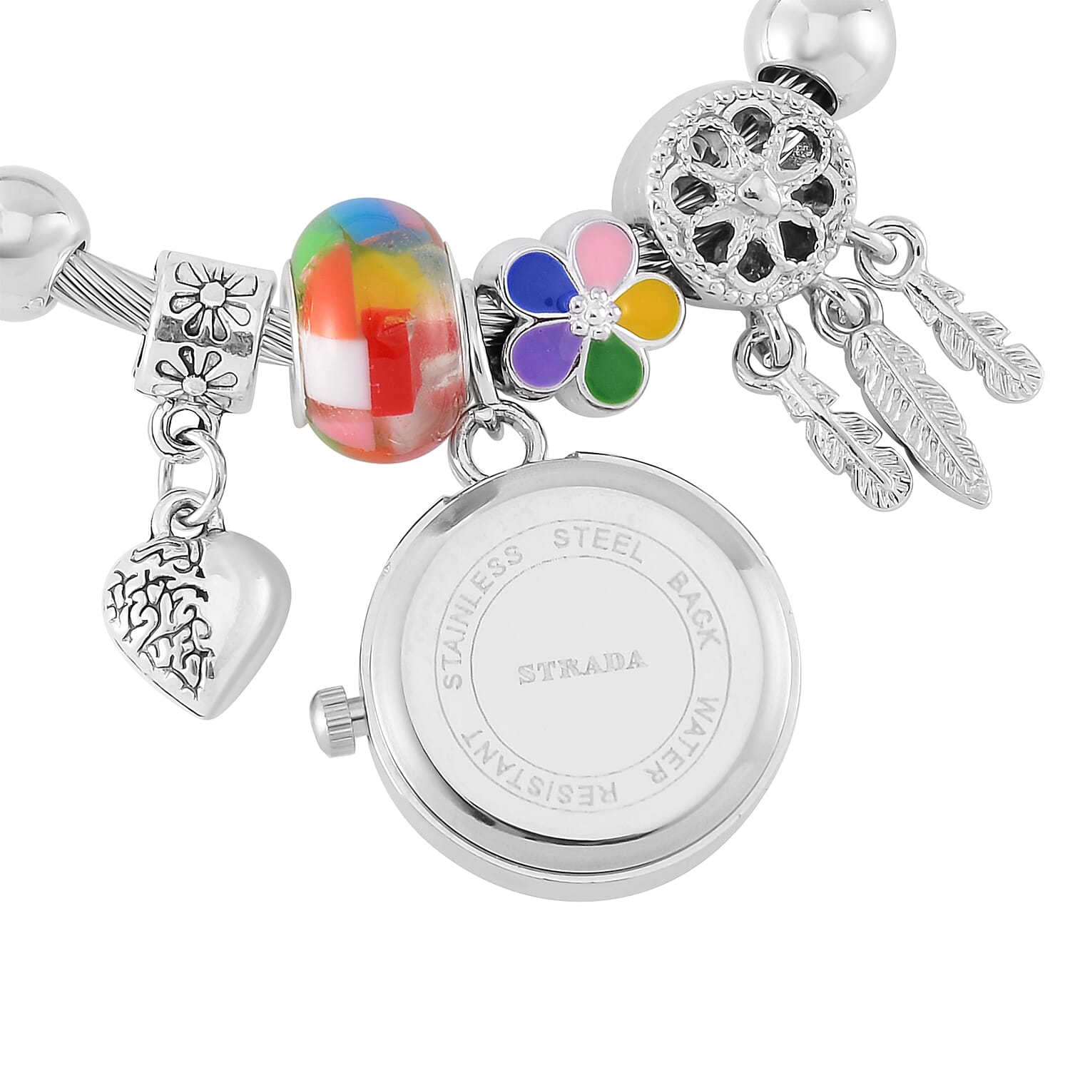 Strada Multi Charm Watch Bangle - Dream Catcher
