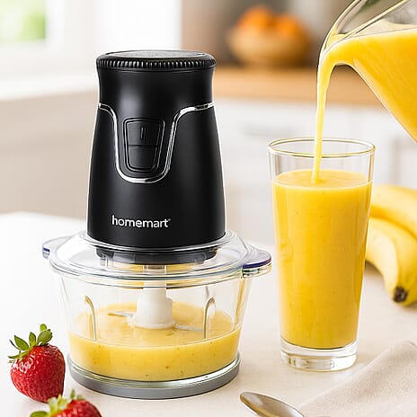 Homesmart Multi - function blender with 2ltr Glass Bowl and 2 Speeds