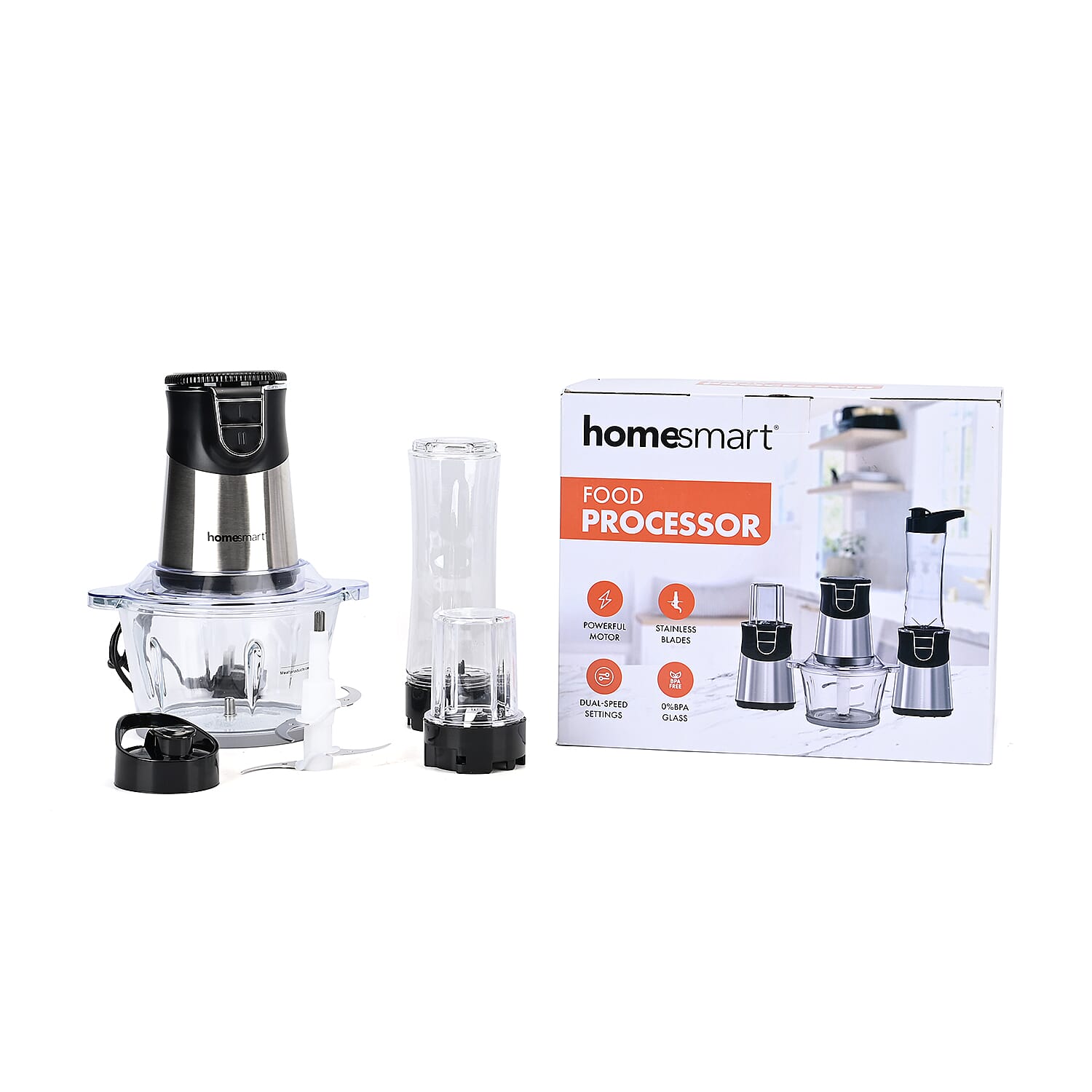 Homesmart Electric Food Blender - Processor (500W) - Black